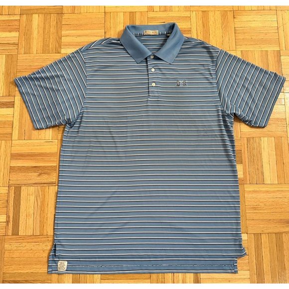 Peter Millar Summer Comfort NGLA National Golf Links of America Polo Shirt Large - Picture 2 of 6